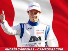 Andrés Cárdenas, logró el Subcampeonato de la Fórmula Winter Series 2024 en España
