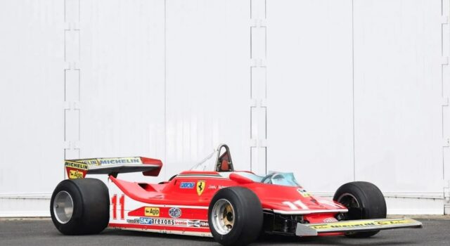 Ex-campeón del mundo de F1 en 1979, ha decidido vender parte de su colección entre ellos el Ferrari que lo hizo ganador.