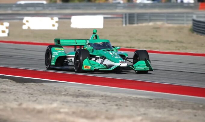 El actual Campeón de IndyCar Alex Palou, lideró las pruebas en Thermal Club