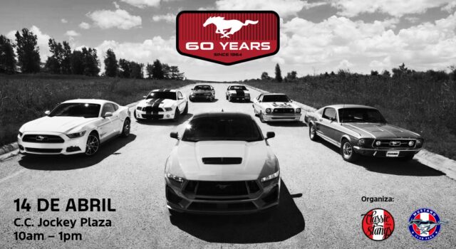 Mustang Club Perú celebra el 60° aniversario de Ford Mustang® con una exhibición en el Jockey Plaza