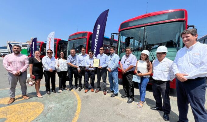 Veinticinco nuevos buses a GNV se suman al transporte público de Lima gracias al Bono Camisea GNV