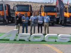 Video | Divemotor hace entrega de 6 camiones Arocs a la empresa Entrevías