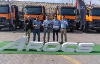 Video | Divemotor hace entrega de 6 camiones Arocs a la empresa Entrevías