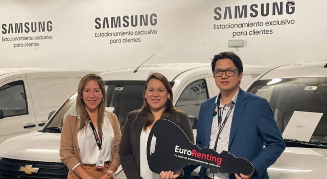 EuroRenting entrega vehículos comerciales Chevrolet N400 a Samsung Electronics Perú para renovar su flota