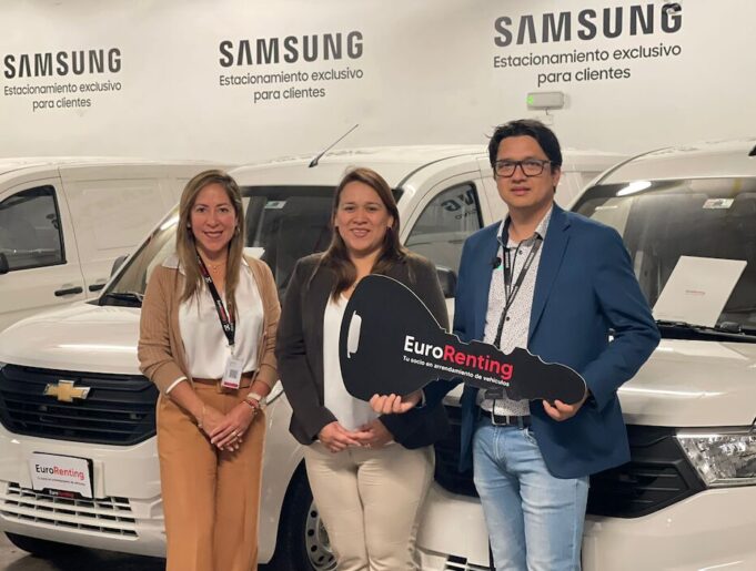 EuroRenting entrega vehículos comerciales Chevrolet N400 a Samsung Electronics Perú para renovar su flota