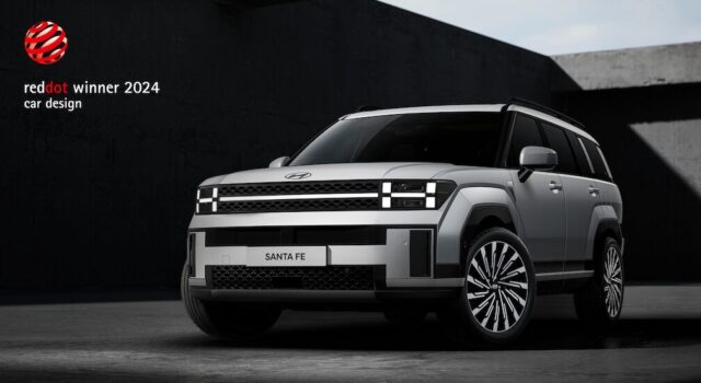 The all-new SANTA FE obtiene el premio Red Dot Design