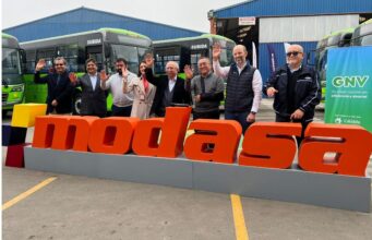 Modasa Entrega 60 Buses a GNV al Consorcio Móvil Express