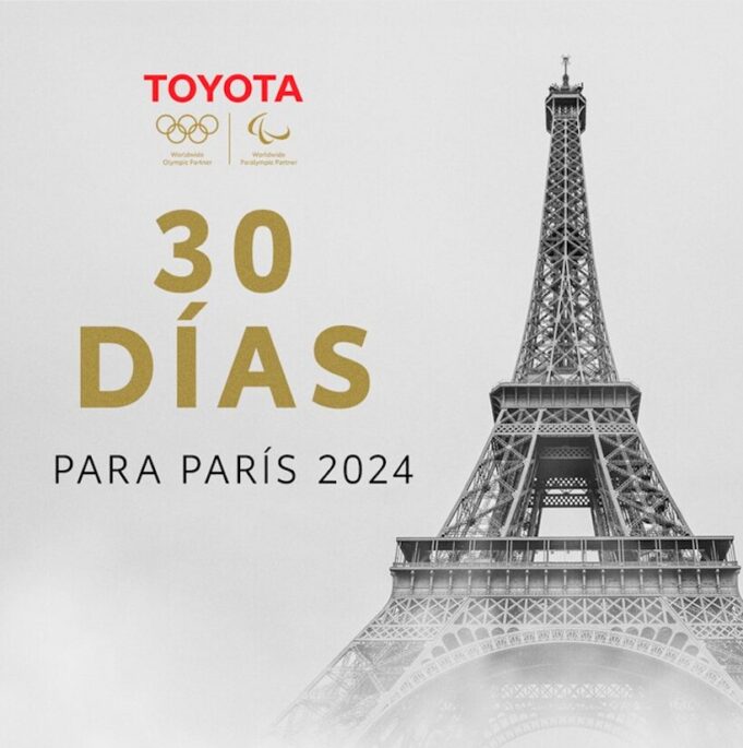 30 días para los Juegos Olímpicos de parís 2024: Toyota alienta a los atletas peruanos