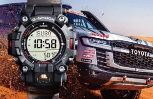G-SHOCK se une a Toyota Land Cruiser y presentan un reloj inspirado en el Rally Dakar