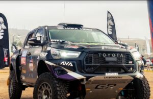 Lucho Mendoza Jr. en la 1era. etapa del Rally ‘Caminos del Inca 2024’