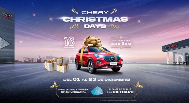 Celebra la Navidad con Chery y gana un vehículo nuevo