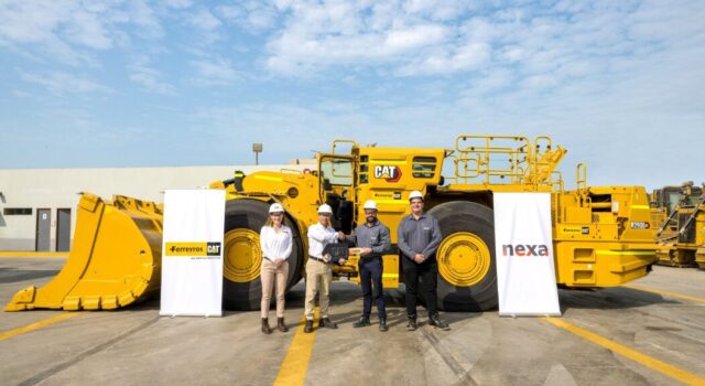 Nexa avanza hacia su meta de descarbonización con la primera flota de cargadores diésel-eléctricos Cat en minería subterránea del Perú
