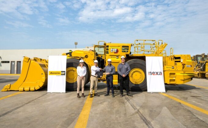 Nexa avanza hacia su meta de descarbonización con la primera flota de cargadores diésel-eléctricos Cat en minería subterránea del Perú
