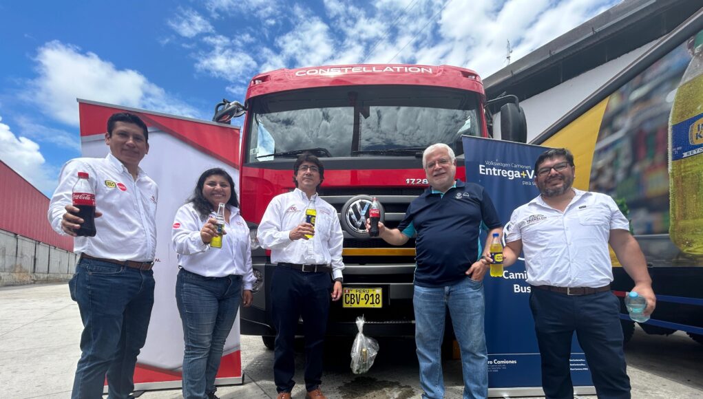 Euro Camiones S.A. entrega flota de 24 camiones Volkswagen a Arca Continental para sus operaciones en la Región Loreto.