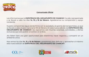 EXPOTRUCK: Reprogramación por el próximo paro de transportistas