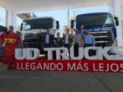 La marca japonesa UD Trucks presenta sus nuevos modelos Quester CWE 350 y GWE 460 para el mercado peruano, mayor eficiencia y potencia para la construcción, logistica y transporte pesado