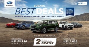 Subaru Best Deals: Ofrece precios desde US$ 23,990