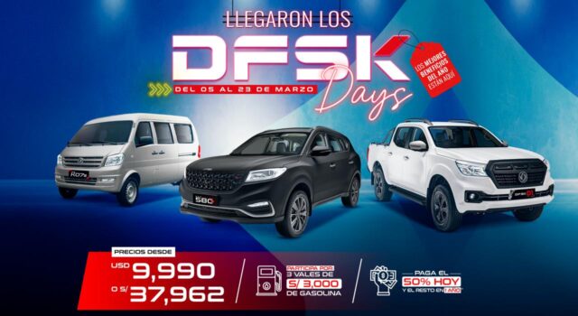 DFSK lanza los ‘DFSK Days’ con exclusivas ofertas y beneficios hasta el 23 de marzo