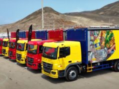 Mercedes-Benz entrega de 15 camiones Atego 1419 a Arca Continental en Perú