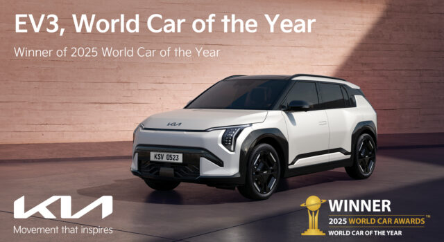 El Kia EV3 gana el premio al Coche Mundial del Año 2025