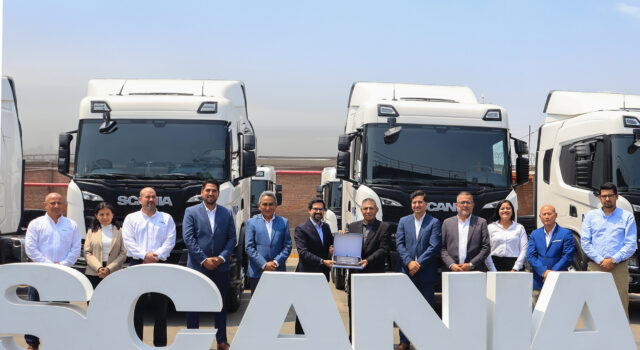 Continúa la apuesta de Scania por la minería en el Perú, con la entrega de nueva flota a Mur Wy
