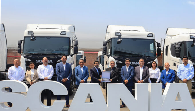 Continúa la apuesta de Scania por la minería en el Perú, con la entrega de nueva flota a Mur Wy