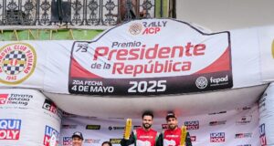 Ashley García, embajador de JAC, gana el Rally Premio Presidente de la república 2025 junto a su T8 PRO
