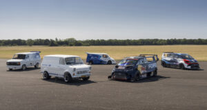 Ford exhibe las cinco generaciones de la SuperVan en el Festival de Goodwood 2025