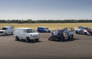 Ford exhibe las cinco generaciones de la SuperVan en el Festival de Goodwood 2025
