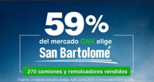 San Bartolomé S.A. alcanza el 59% del total de unidades de transporte a GNV inmatriculadas en Perú y lidera la transformación energética en el transporte pesado
