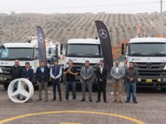 Divemotor entrega 6 camiones Mercedes-Benz Axor a Séché Group para operaciones en minería