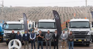 Divemotor entrega 6 camiones Mercedes-Benz Axor a Séché Group para operaciones en minería