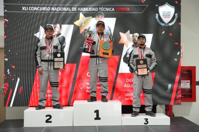 Toyota del Perú premia a sus mejores técnicos en el Concurso Nacional de Habilidad Técnica 2025