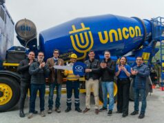 UNICON presenta el primer camión mezclador de concreto 100% eléctrico en el Perú