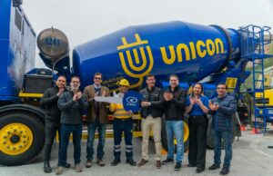 UNICON presenta el primer camión mezclador de concreto 100% eléctrico en el Perú