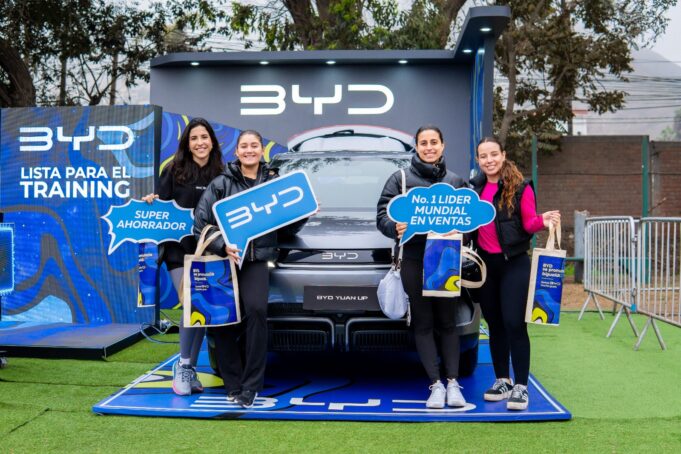 BYD impulsa el deporte y la vida saludable en el Lima Training Fest by Les Mills 2025