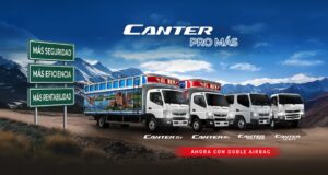 FUSO lanza su campaña “Canter Pro Más” e incorpora doble airbag en toda su línea de camiones Canter