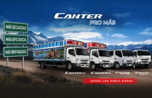 FUSO lanza su campaña “Canter Pro Más” e incorpora doble airbag en toda su línea de camiones Canter