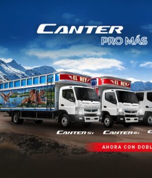 FUSO lanza su campaña “Canter Pro Más” e incorpora doble airbag en toda su línea de camiones Canter