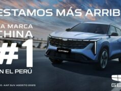 Geely se convierte en la marca china número uno en ventas en el Perú