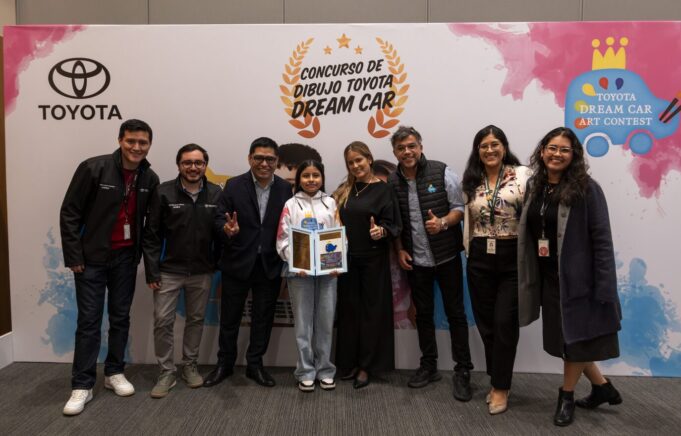 Niña peruana Gabriela Camacho obtiene reconocimiento en concurso mundial de dibujo Toyota Dream Car