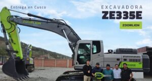 Zoomlion entrega en Cusco la excavadora ZE335E