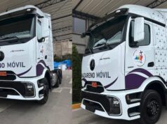El Nazareno Móvil es un Actros de Mercedes-Benz