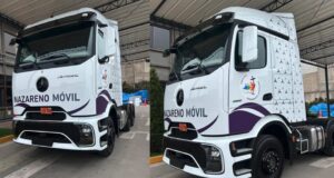 El Nazareno Móvil es un Actros de Mercedes-Benz