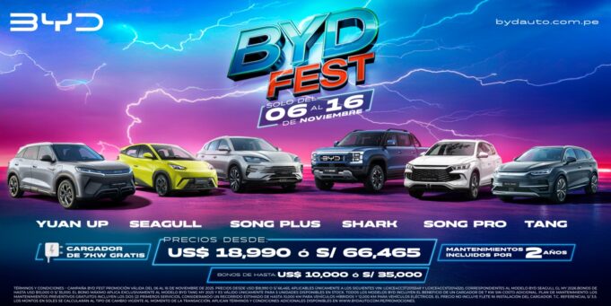 BYD invita a vivir la experiencia eléctrica en el BYD Fest