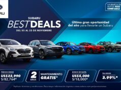 “SUBARU BEST DEALS”: LA ÚLTIMA GRAN OPORTUNIDAD DEL AÑO PARA COMPRAR TU VEHÍCULO CON LOS MEJORES BENEFICIOS