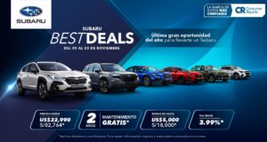 “SUBARU BEST DEALS”: LA ÚLTIMA GRAN OPORTUNIDAD DEL AÑO PARA COMPRAR TU VEHÍCULO CON LOS MEJORES BENEFICIOS