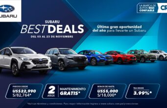 “SUBARU BEST DEALS”: LA ÚLTIMA GRAN OPORTUNIDAD DEL AÑO PARA COMPRAR TU VEHÍCULO CON LOS MEJORES BENEFICIOS