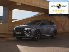 Hyundai Tucson 2025 obtiene cinco estrellas en la clasificación de seguridad de Latin NCAP