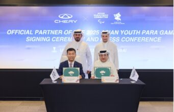 Chery refuerza su liderazgo global al convertirse en socio de movilidad exclusivo de los Juegos Paralímpicos Juveniles Asiáticos 2025